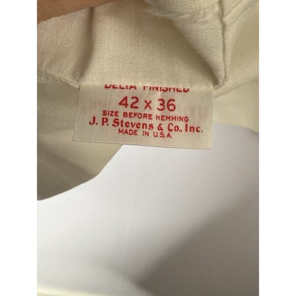 2 VTG Stevens UTICA-MOHAWK Standard Cottage YELLOW ROSE MUSLIN Pillowcases 30x20 - Picture 4 of 6